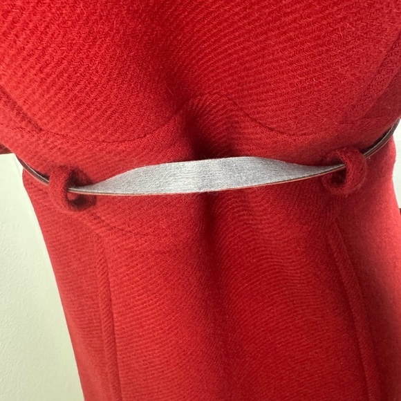 MaxMara Red Wool Coat - Picture 13 of 16